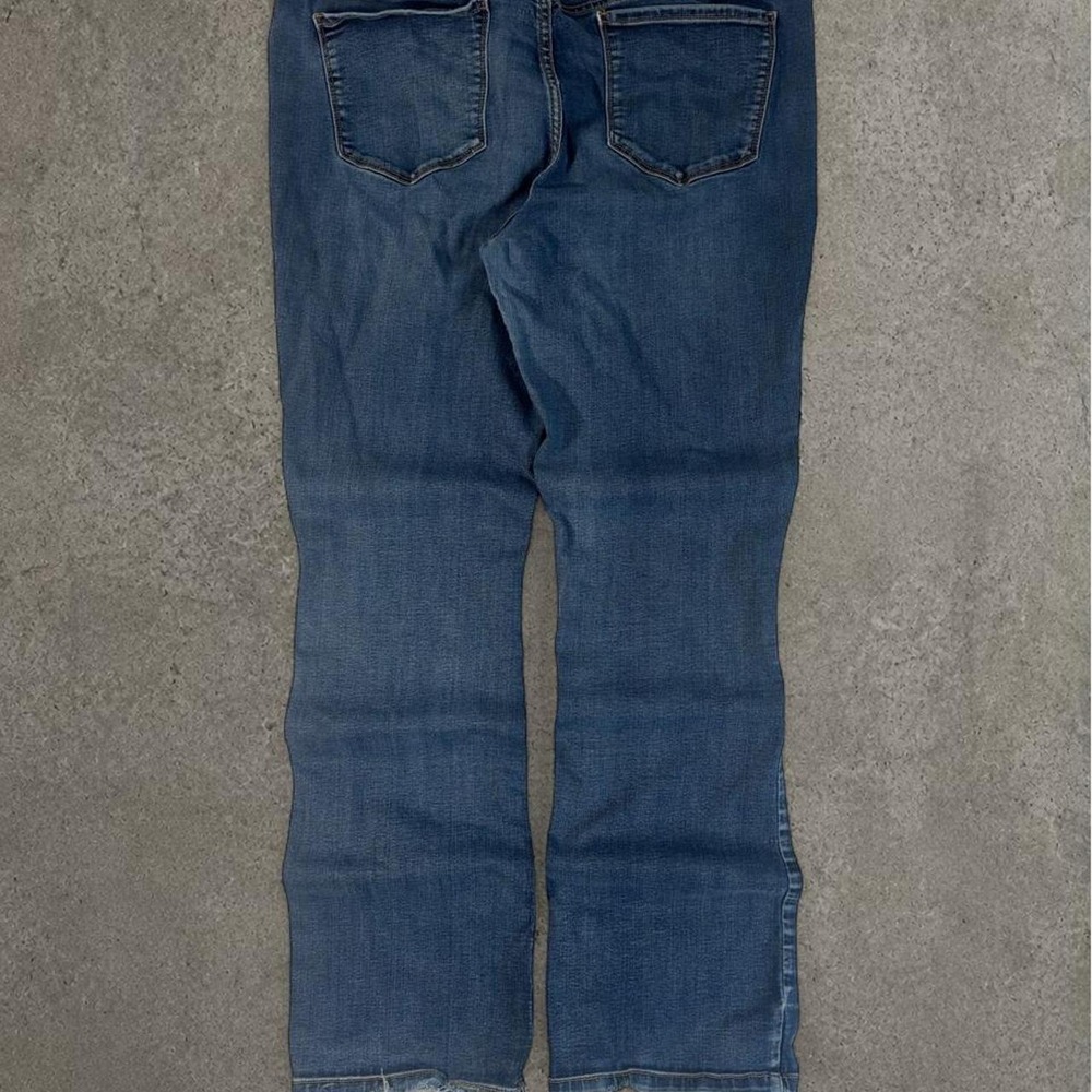 2000s lowrise womens bootcut denim jeans dark washed